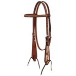 BROWBAND HEADSTALL COCO FEATHER