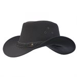 LEATHER HAT BROWN