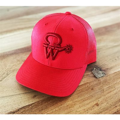 CW CAP RED / RED LOGO RED