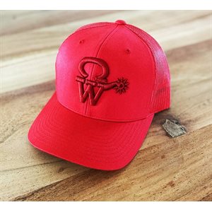 CASQUETTE CW ROUGE / ROUGE LOGO ROUGE