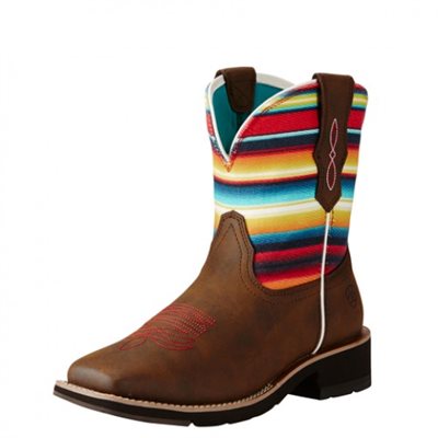 ARIAT BOOTS WOMENS ROSIE TOASTED BROWN / SERAPE