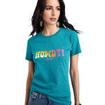 T SHIRT FEMME ARIAT HOWDY TURQUOISE