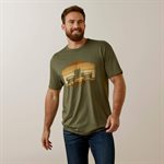 T SHIRT HOMME ARIAT MILITARY COMBINE