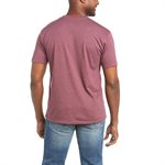 T SHIRT HOMME ARIAT TRADITIONAL BURGUNDY