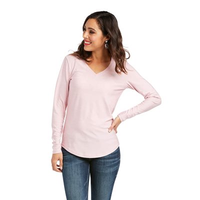 Ariat Ladies Laguna Long Sleeve Zephyr Pink Shirt