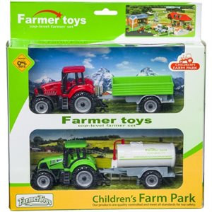 TRACTOR WITH IMPLEMENTS - 2 PACK